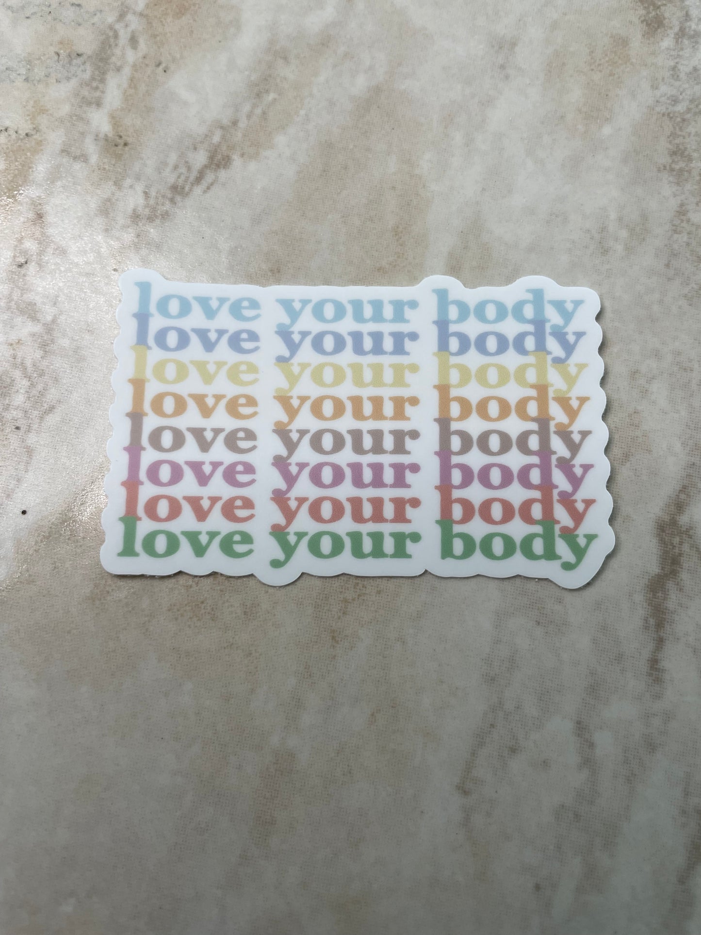 Love Your Body Body Positivity Sticker