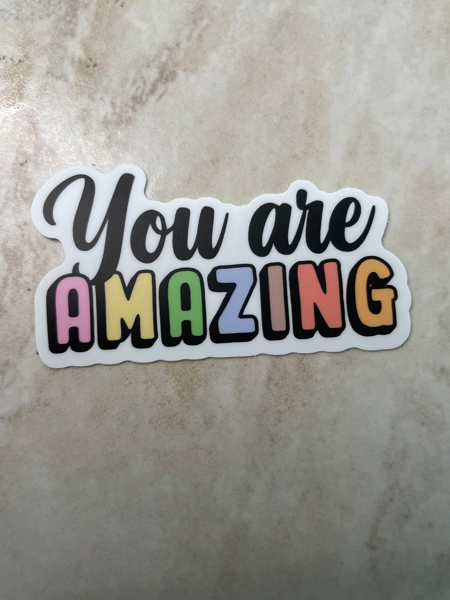 You Are Amazing Body Positivity Sticker