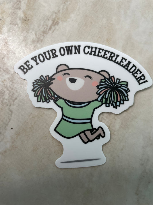 Be Your Own Cheerleader Body Positivity Sticker