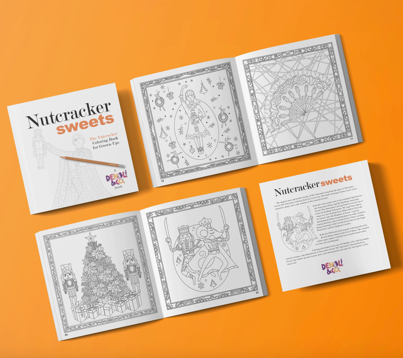 Nutcracker Sweets: The Nutcracker Coloring Book for Grown-Ups