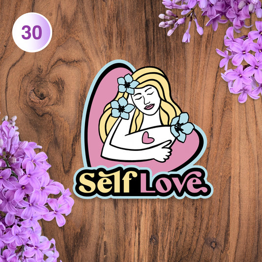 Embrace Self Love Body Positivity Sticker