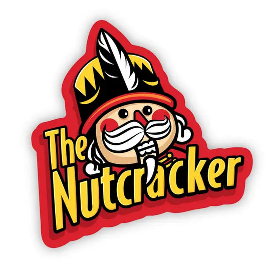 The Nutcracker Parody Vinyl Sticker, 2.9" x 3"