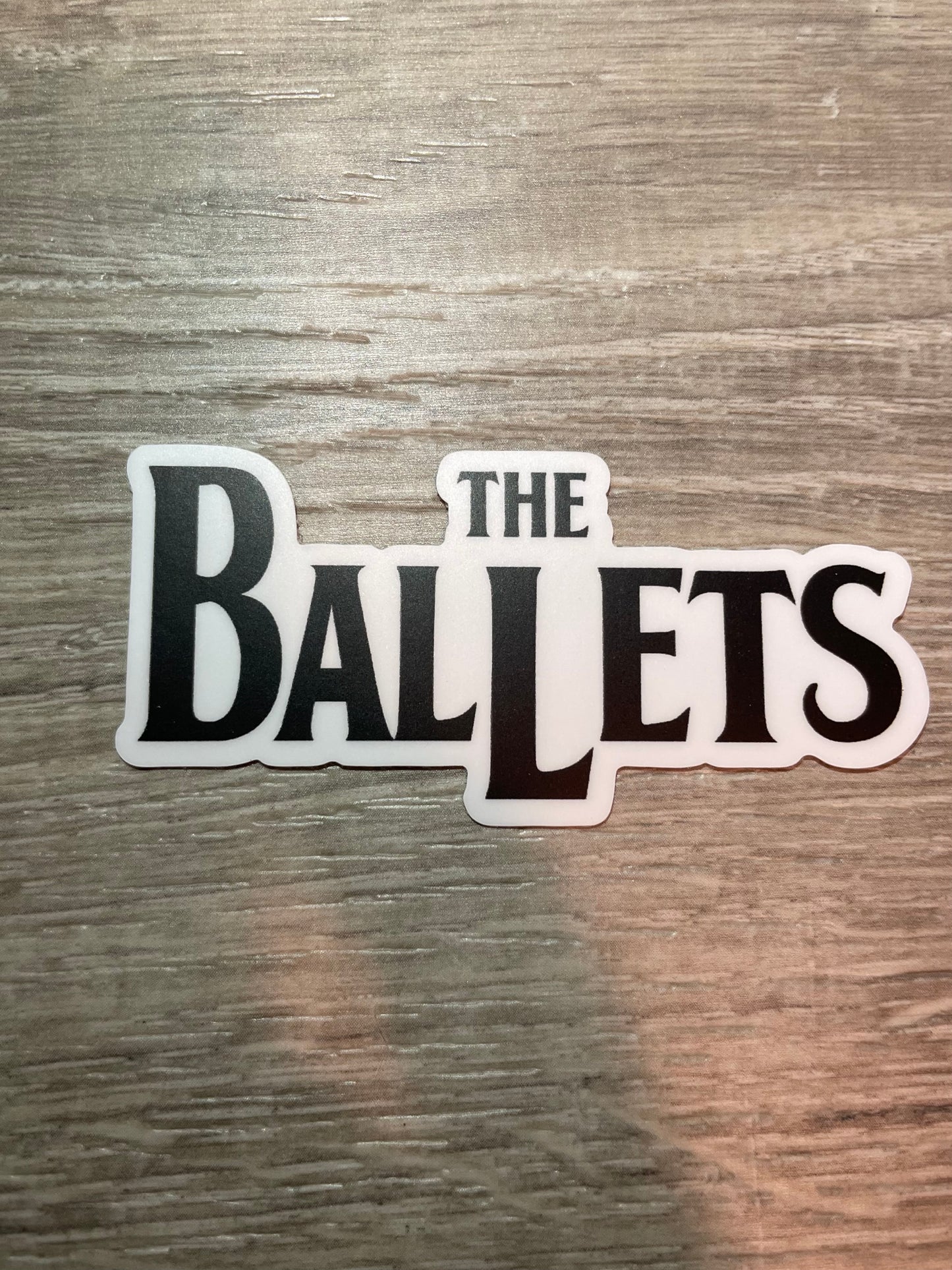 The Ballets Parody Dance Sticker, 3" x 1.4"