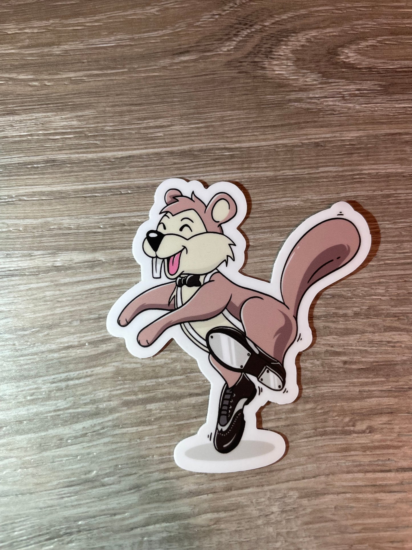 Nuts For Tap Dancing Sticker, 2.8" x 3"