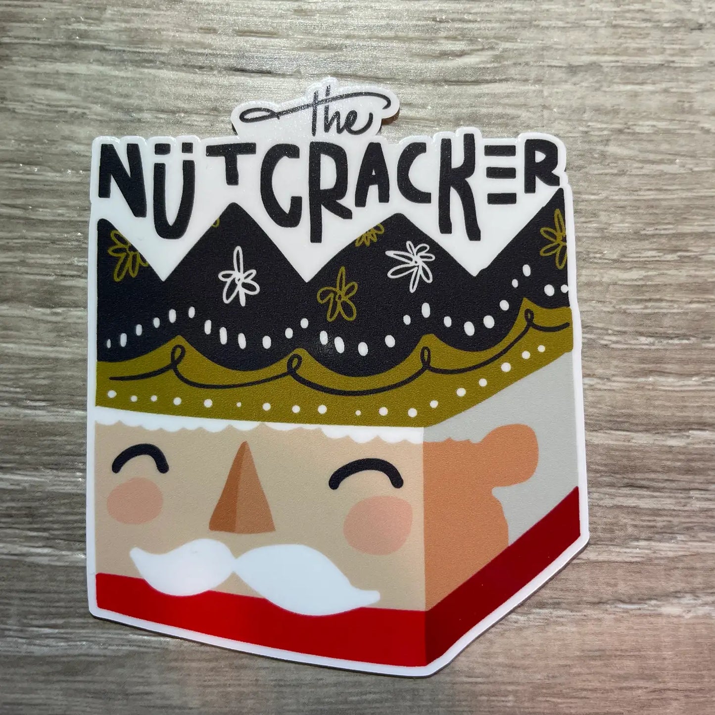 The Nutcracker Vinyl Sticker, 3" x 3"