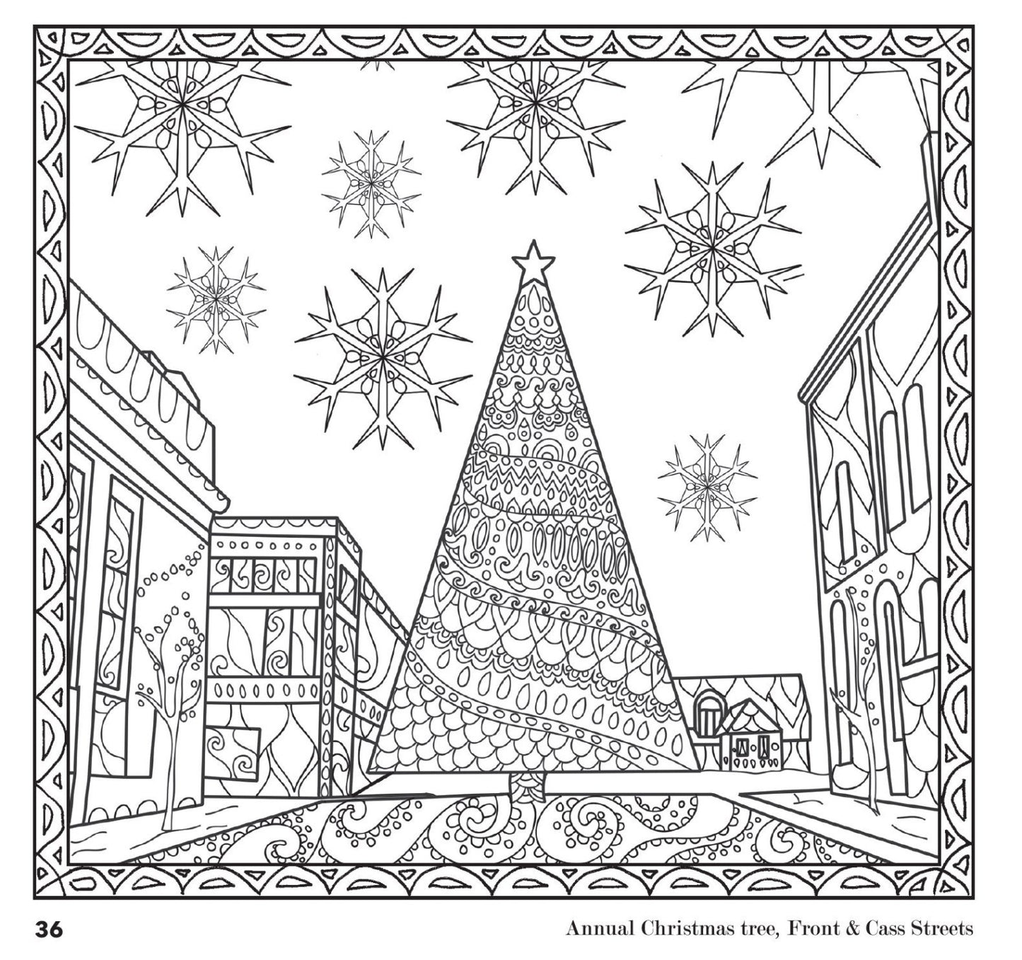 Etchings: The Traverse City Coloring Book for Grown-Ups