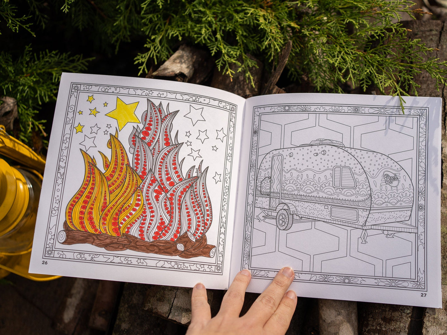 Contentment: The Coloring Book for Happy Campers of ALL Ages