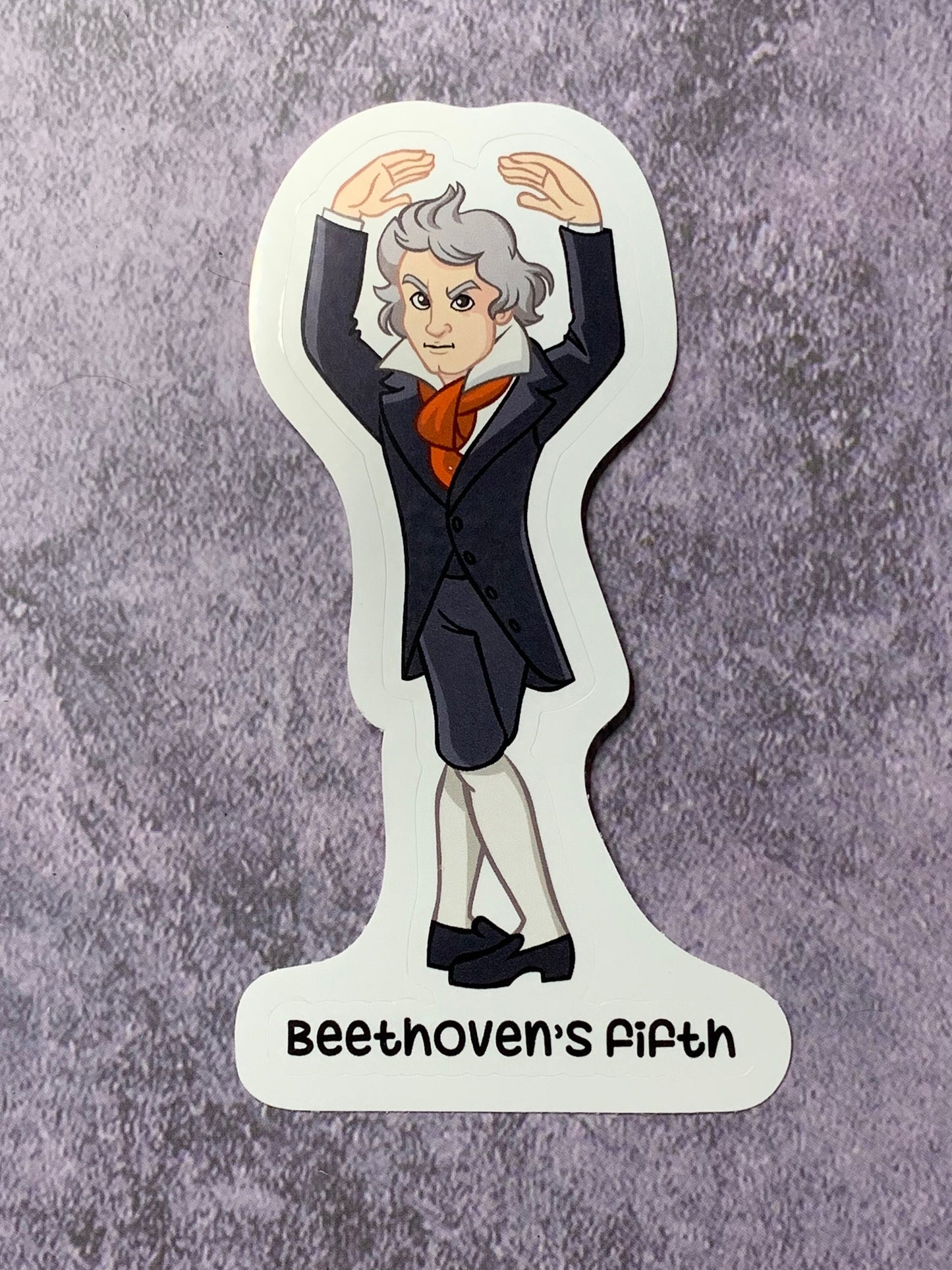 Beethoven’s Fifth Vinyl Sticker