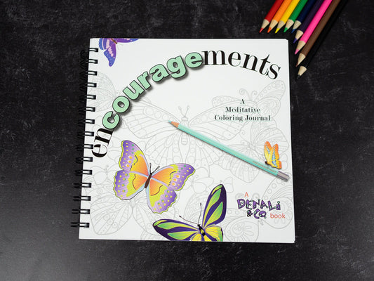 Encouragements: A Meditative Coloring Journal
