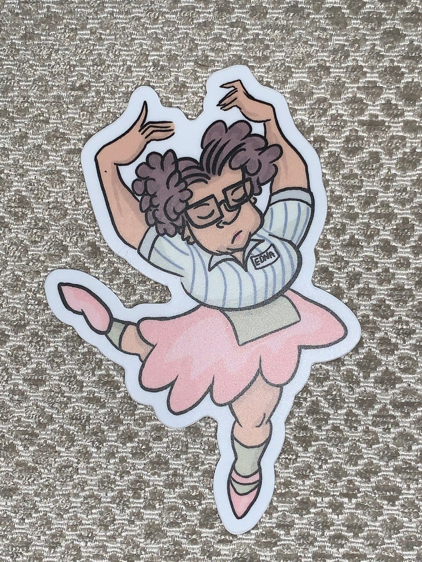 The Love of the Dance Edna Vinyl Sticker, Vinyl Decal, Sarcastic Cook, Gifts for Her, Laptop Stickers