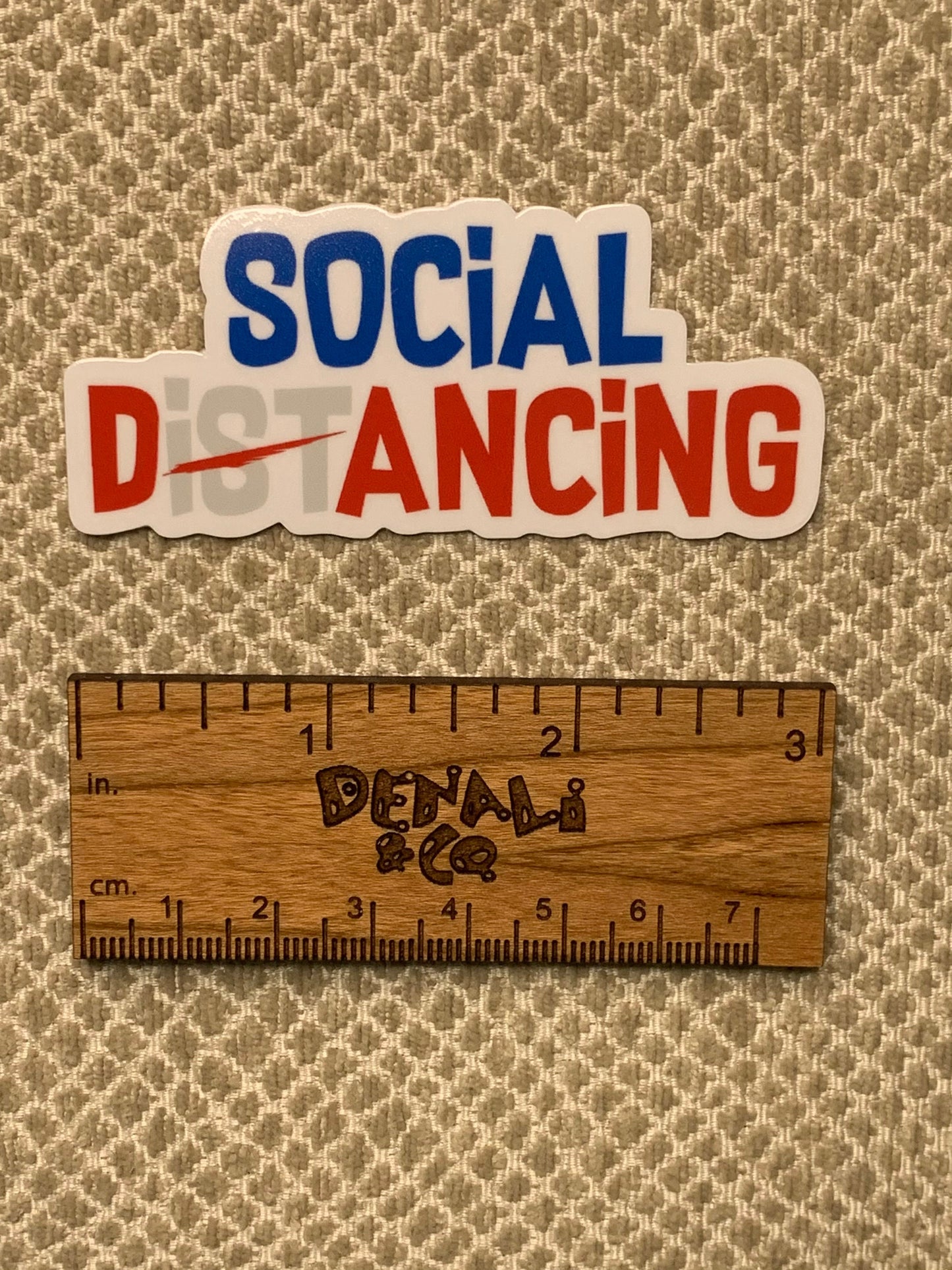 Social D(ist)ANCING Dance Vinyl Sticker, Vinyl Decal, Laptop Sticker, Dance Sticker, Gifts For Dancers,