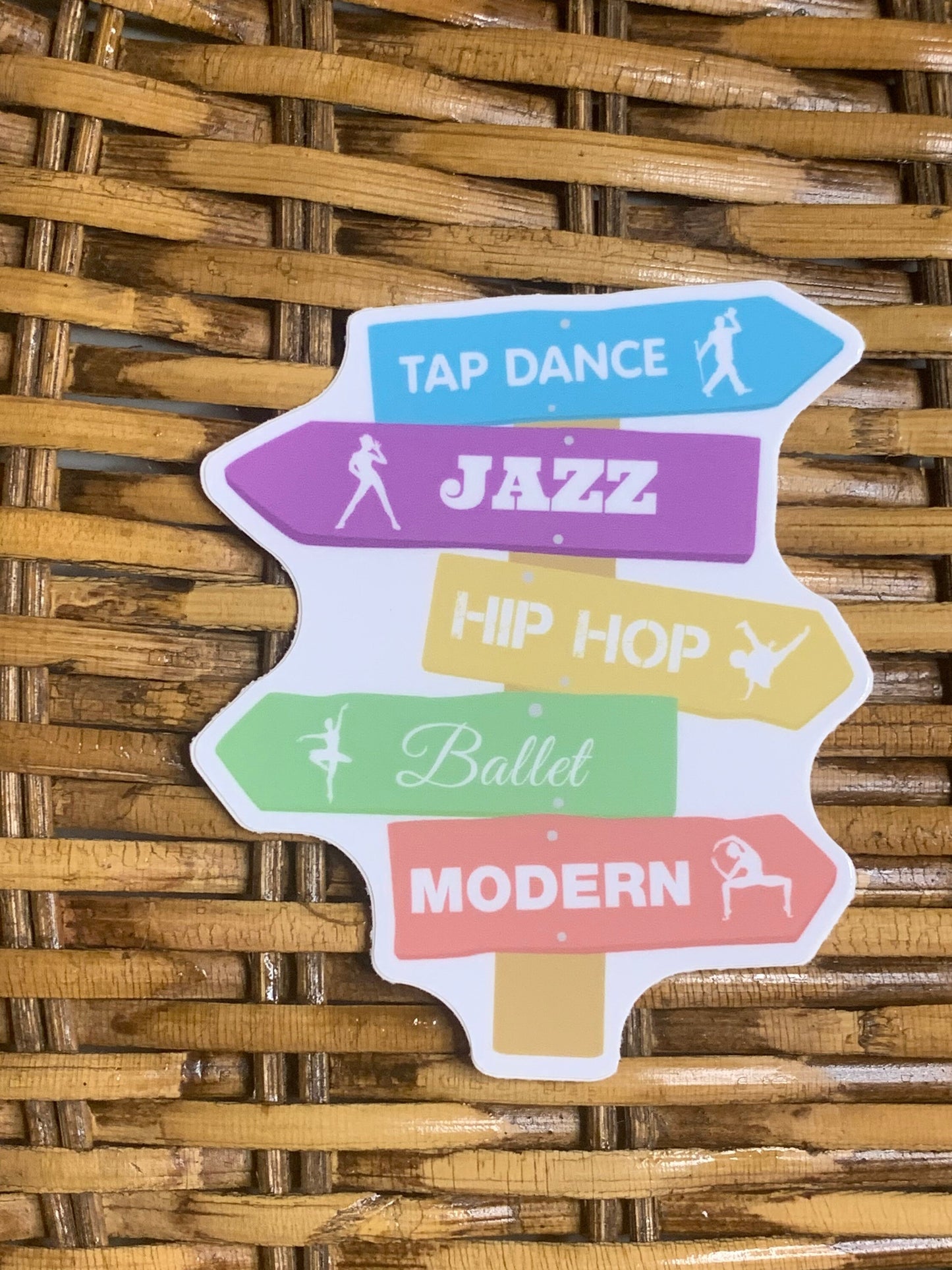 All Roads Lead to Dance Vinyl Sticker, Vinyl Decal, Laptop Sticker, Dance Sticker, Gifts For Dancers, Ballet Gifts