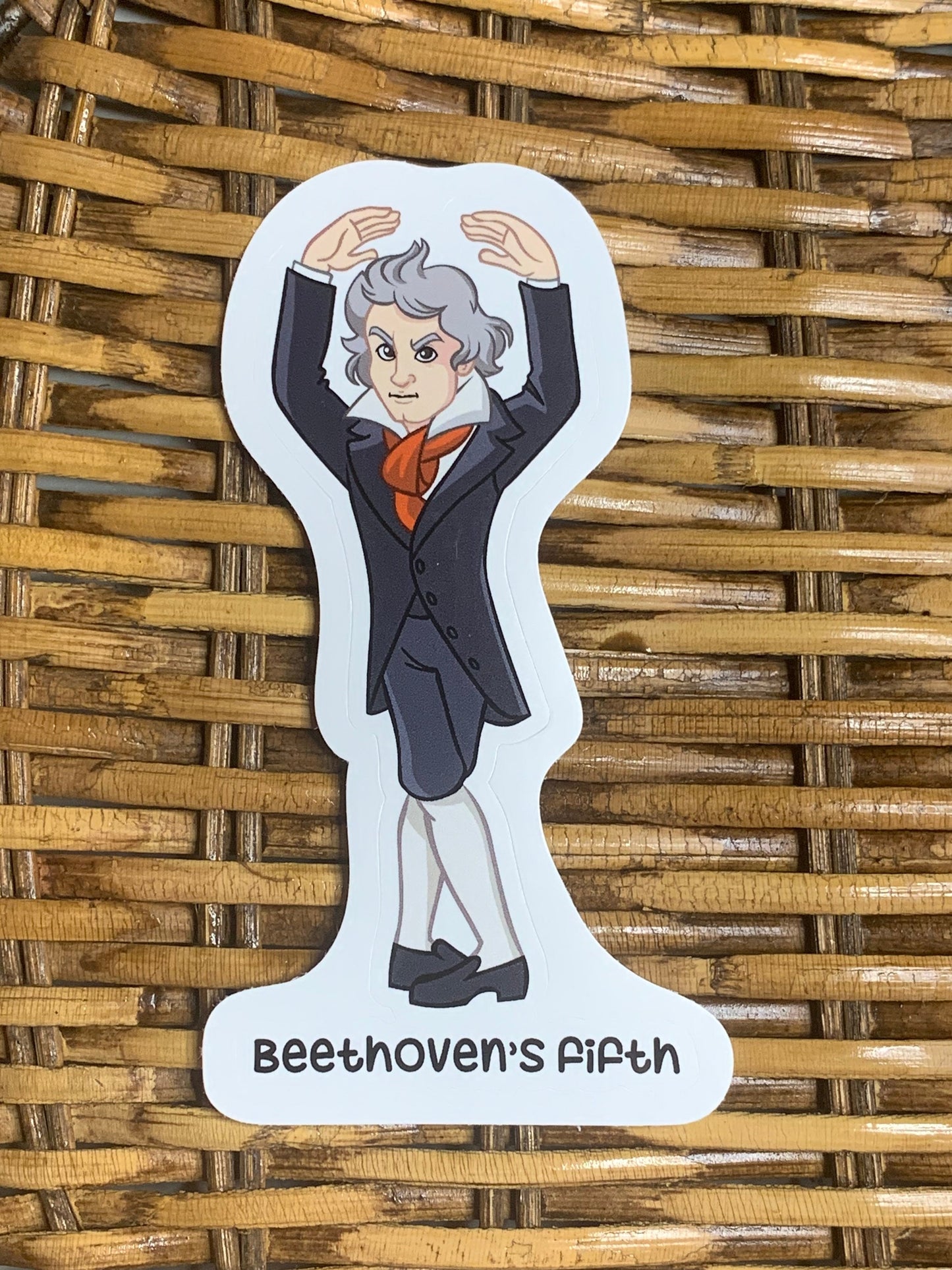 Beethoven’s Fifth Vinyl Sticker