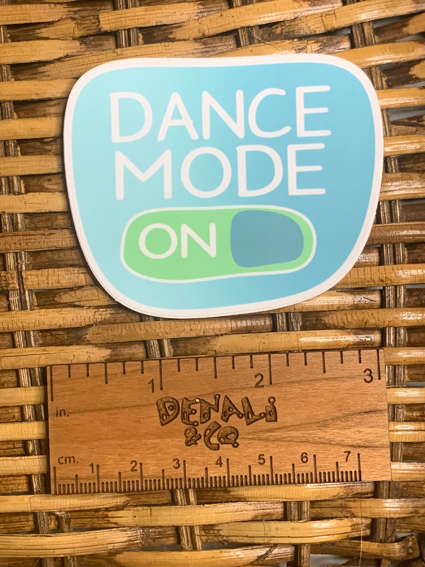 Dance Mode On Vinyl Sticker, Vinyl Decal, Laptop Sticker, Dance Sticker, Gifts For Dancers, Ballet Gifts