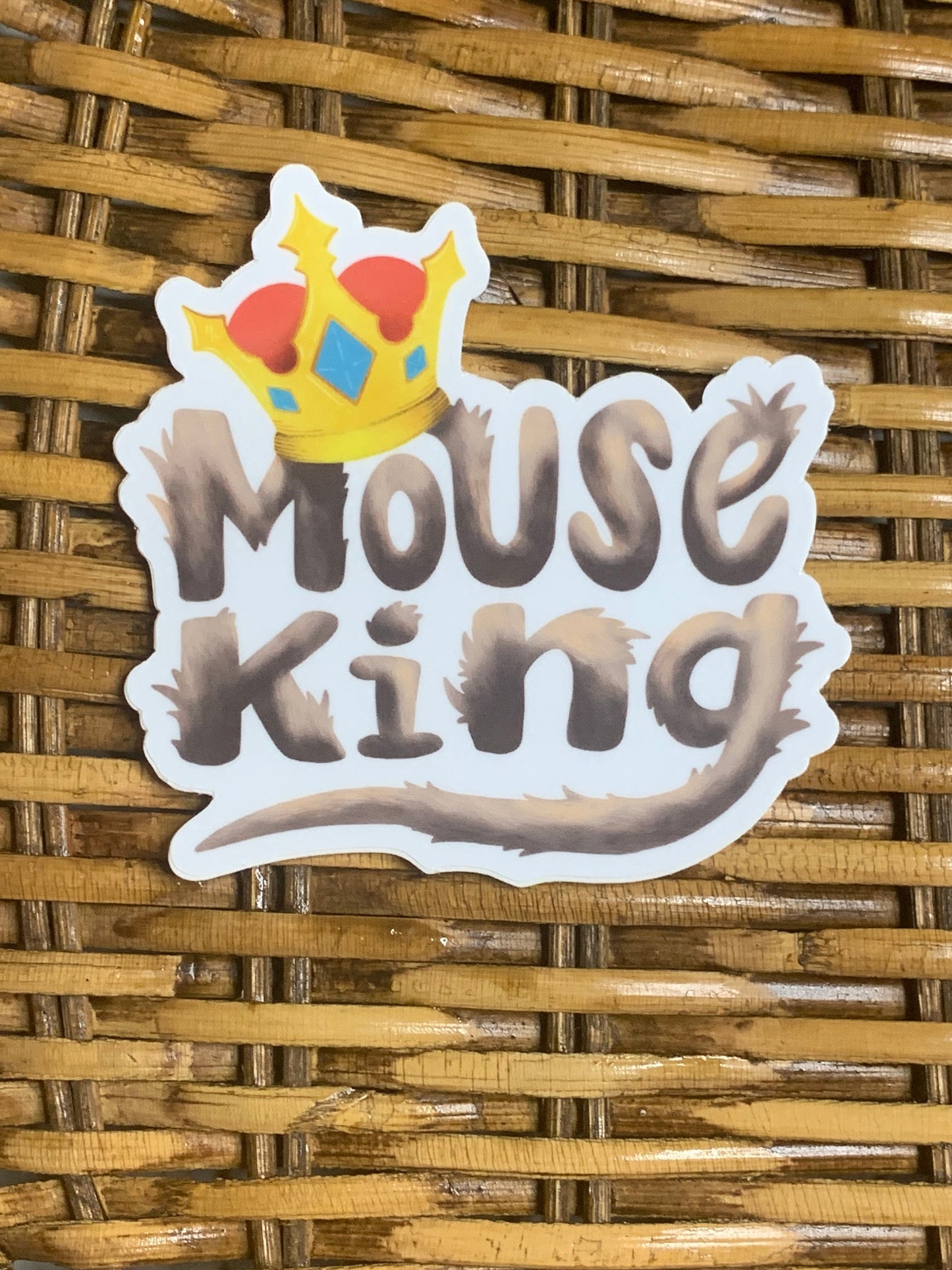 Nutcracker Mouse King Vinyl Sticker, Vinyl Decal, Laptop Sticker, Dance Sticker, Gifts For Dancers, Ballet Gift, Nutcracker Gift