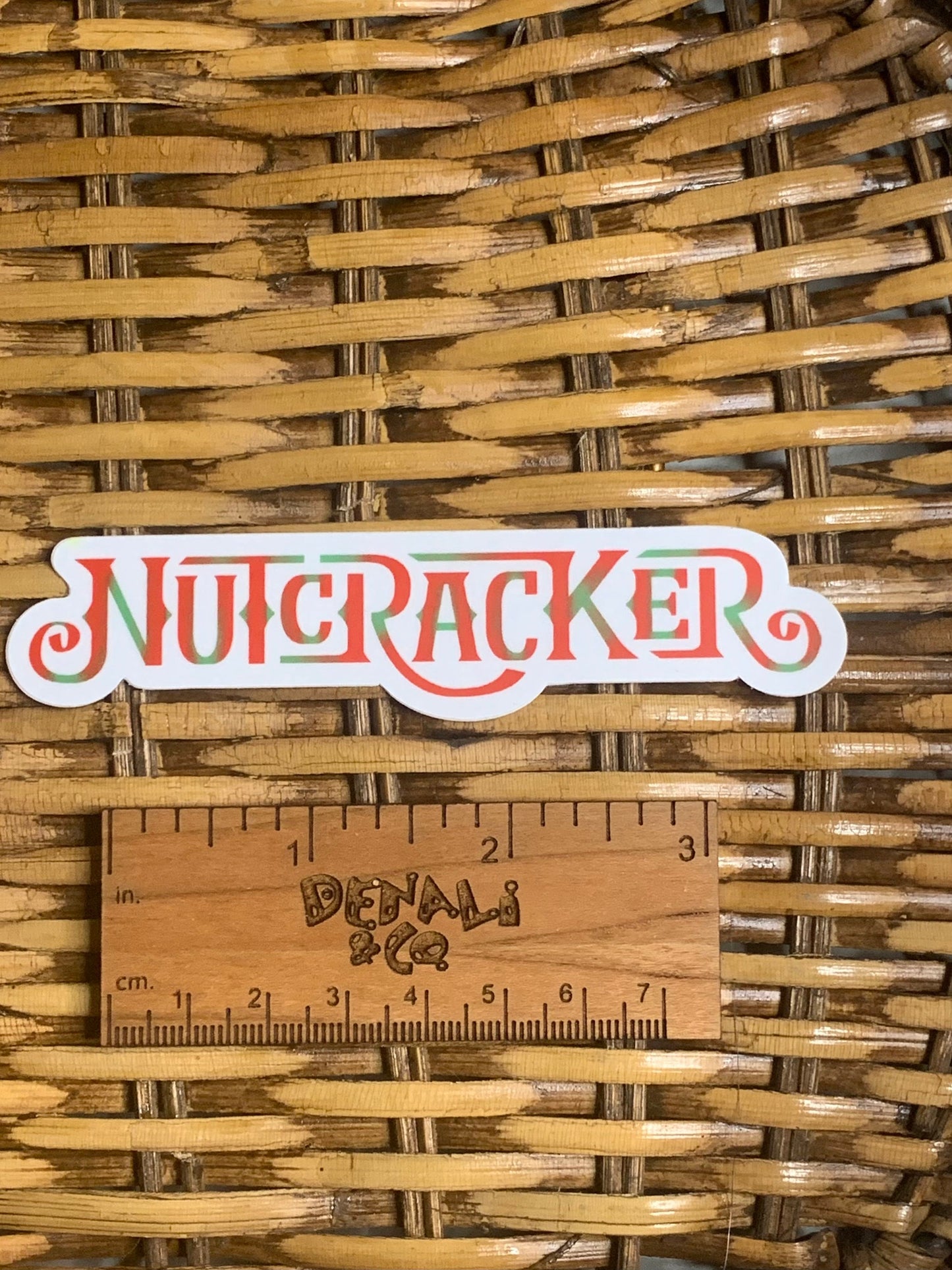 Holiday Nutcracker Vinyl Sticker, Vinyl Decal, Laptop Sticker, Dance Sticker, Gifts For Dancers, Ballet Gift, Nutcracker Gift
