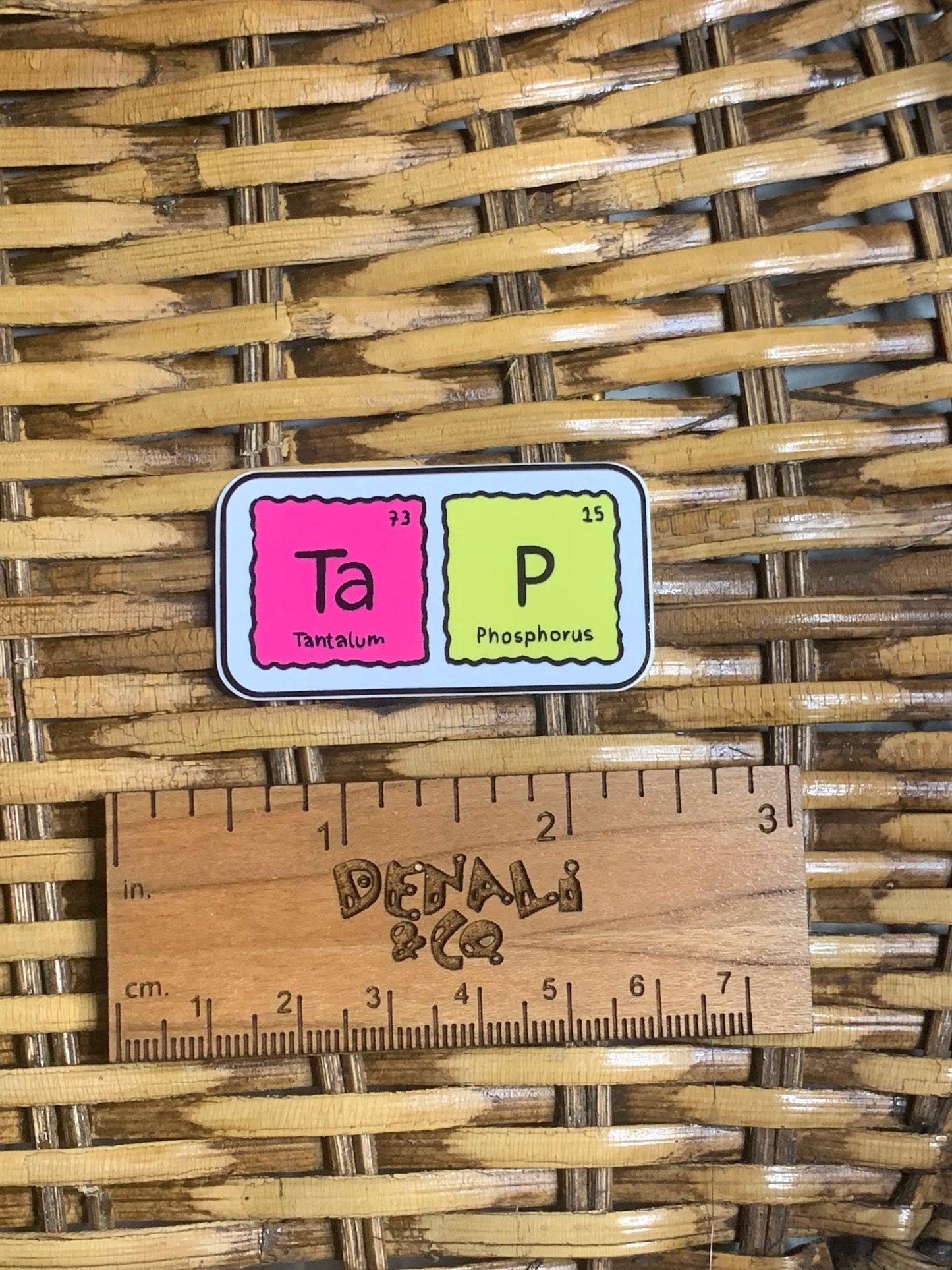 Periodic Table Tap Vinyl Sticker, Vinyl Decal, Laptop Sticker, Dance Sticker, Gifts For Dancers, Ballet Gifts, Nutcracker Gifts