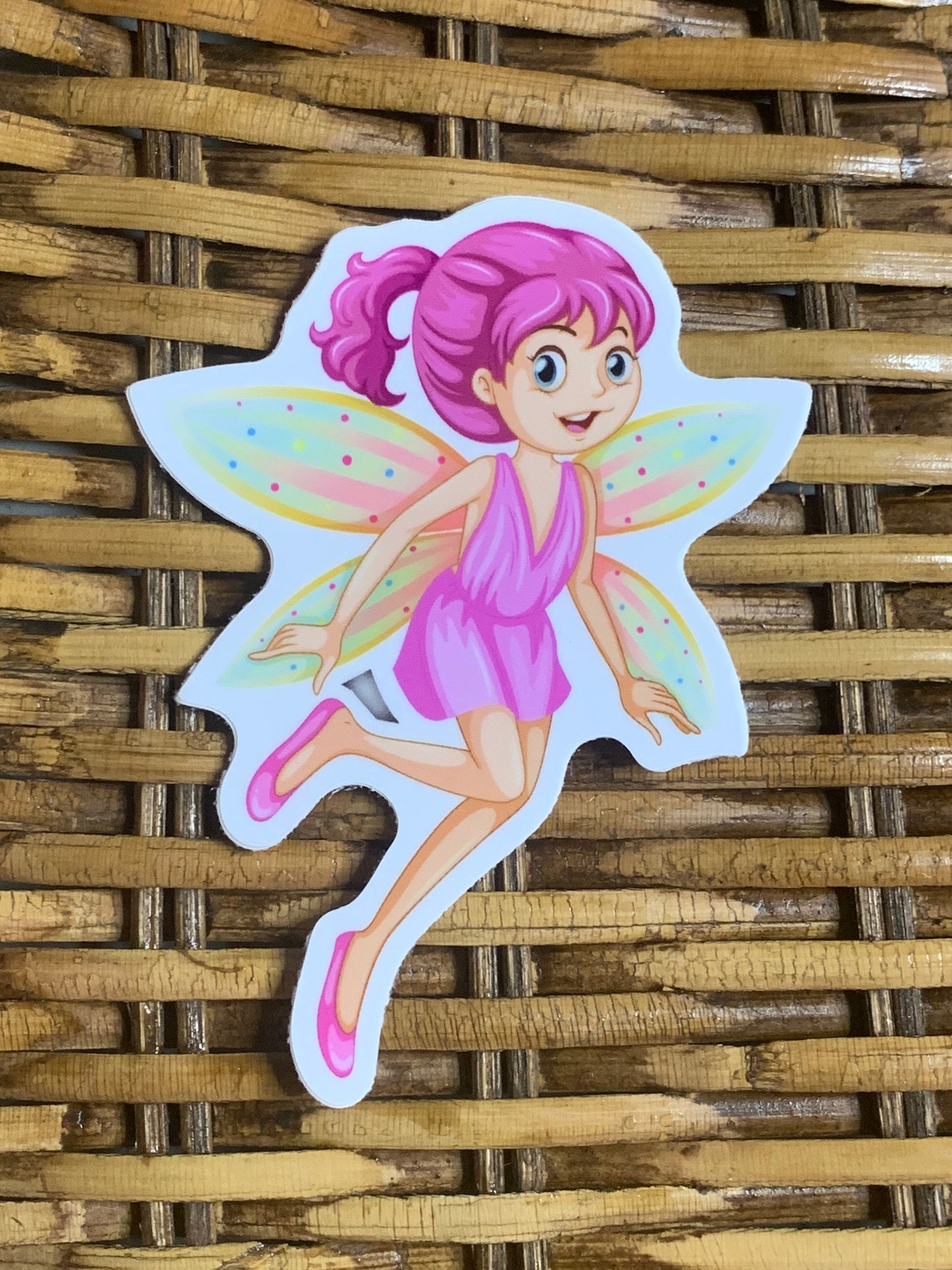 Pink Fairy Vinyl Sticker