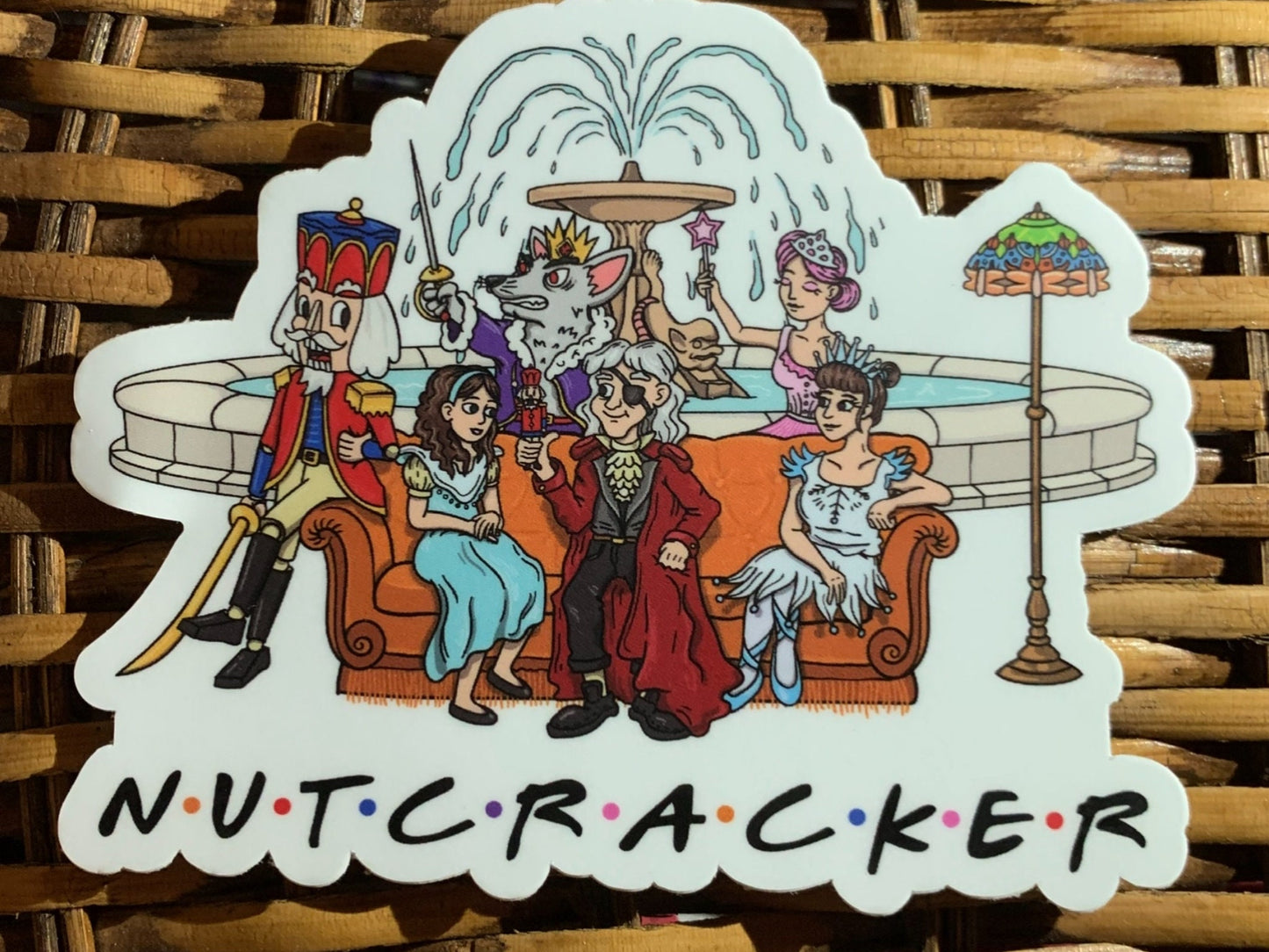 Nutcracker Friends Vinyl Sticker, Vinyl Decal, Laptop Sticker, Dance Sticker, Gifts For Dancers, Ballet Gift, Nutcracker Gift