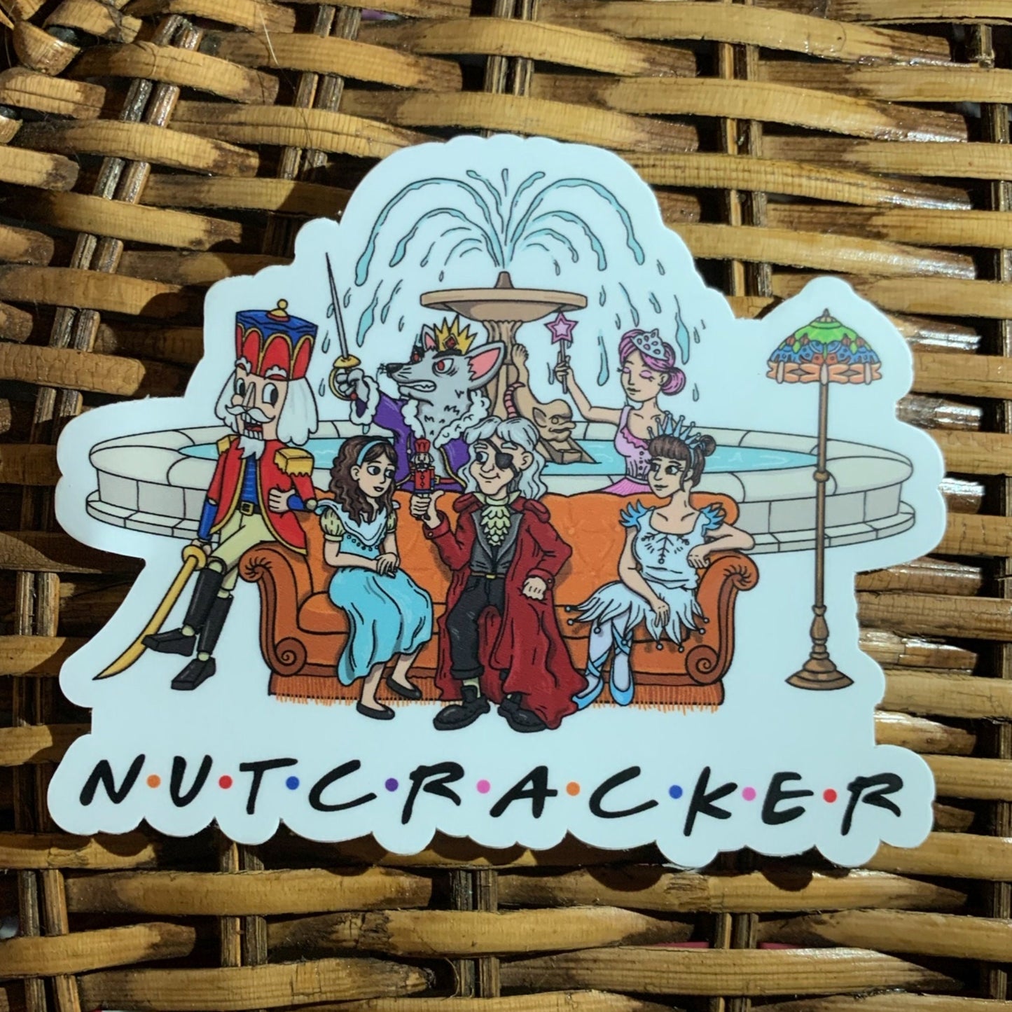 Nutcracker Friends Vinyl Sticker, Vinyl Decal, Laptop Sticker, Dance Sticker, Gifts For Dancers, Ballet Gift, Nutcracker Gift