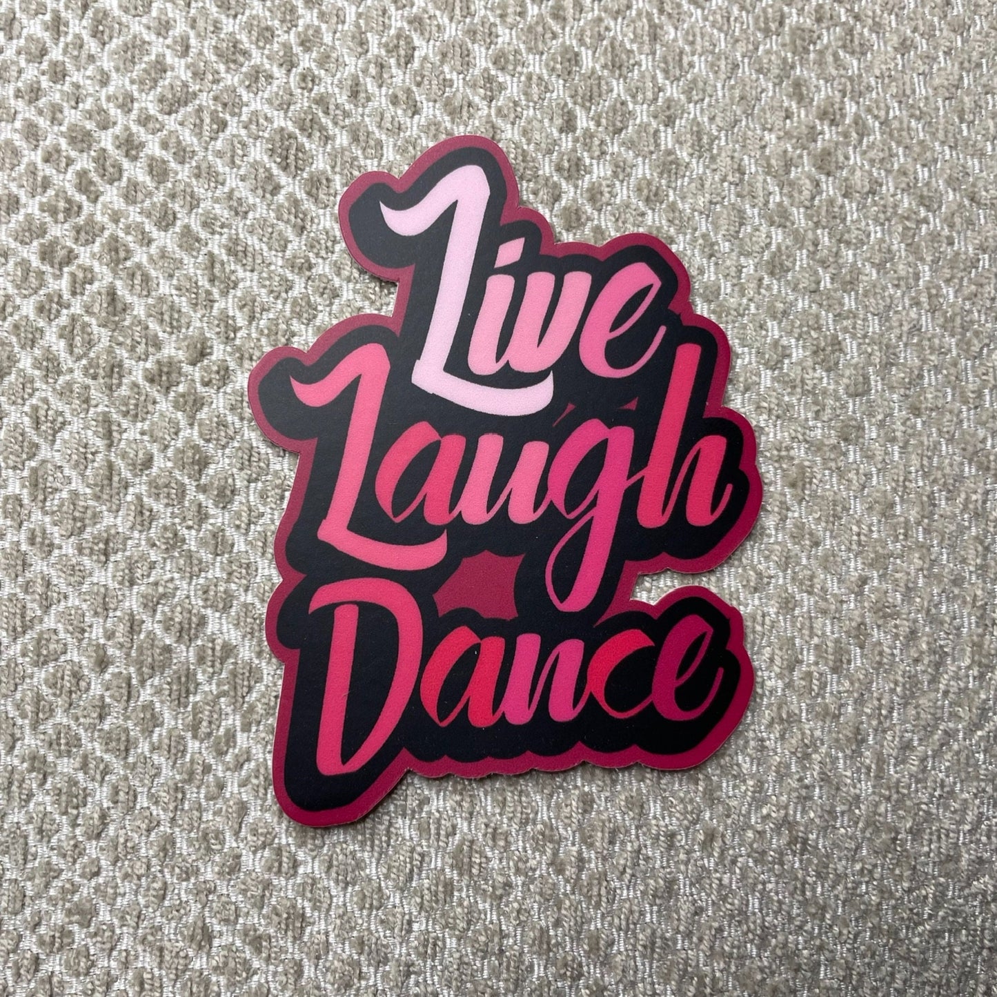 Live Laugh Dance Valentine Dance Sticker, Dance Sticker, Ballet Stickers, Gifts for Dancers