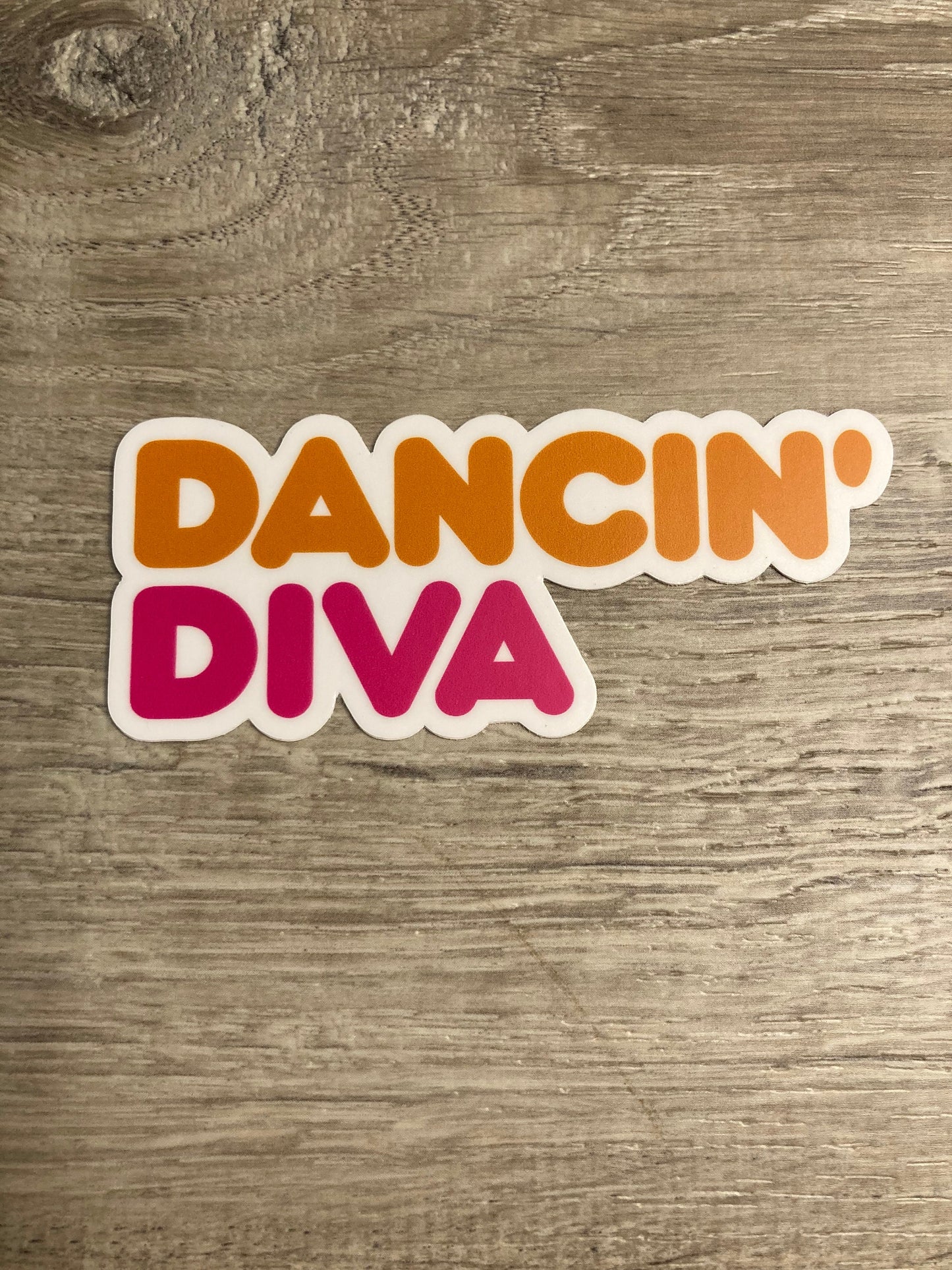 Dancin' Diva Vinyl Sticker, Dance Sticker, Gifts for Dancers