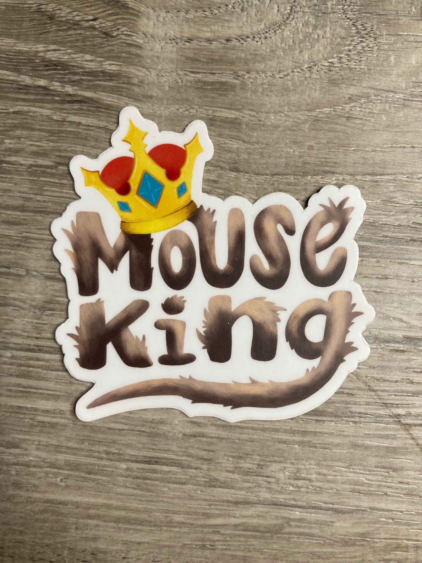 Nutcracker Mouse King Vinyl Sticker, Vinyl Decal, Laptop Sticker, Dance Sticker, Gifts For Dancers, Ballet Gift, Nutcracker Gift