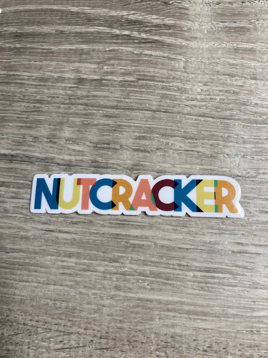 Nutcracker Vinyl Sticker, Vinyl Decal, Laptop Sticker, Dance Sticker, Gifts For Dancers, Ballet Gifts