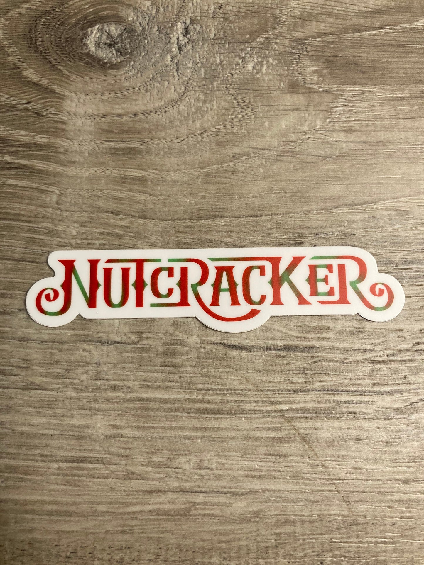 Holiday Nutcracker Vinyl Sticker, Vinyl Decal, Laptop Sticker, Dance Sticker, Gifts For Dancers, Ballet Gift, Nutcracker Gift