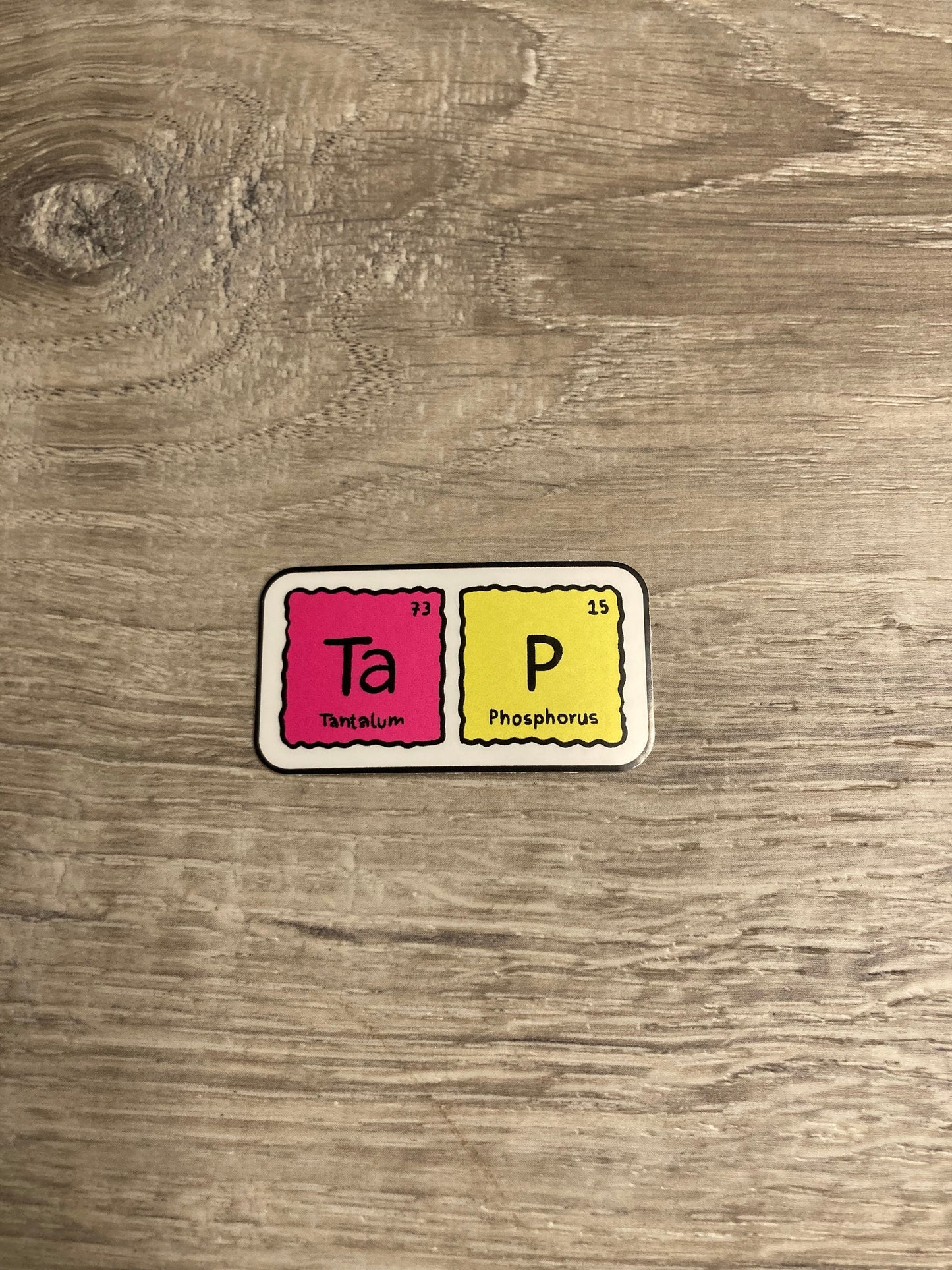 Periodic Table Tap Vinyl Sticker, Vinyl Decal, Laptop Sticker, Dance Sticker, Gifts For Dancers, Ballet Gifts, Nutcracker Gifts