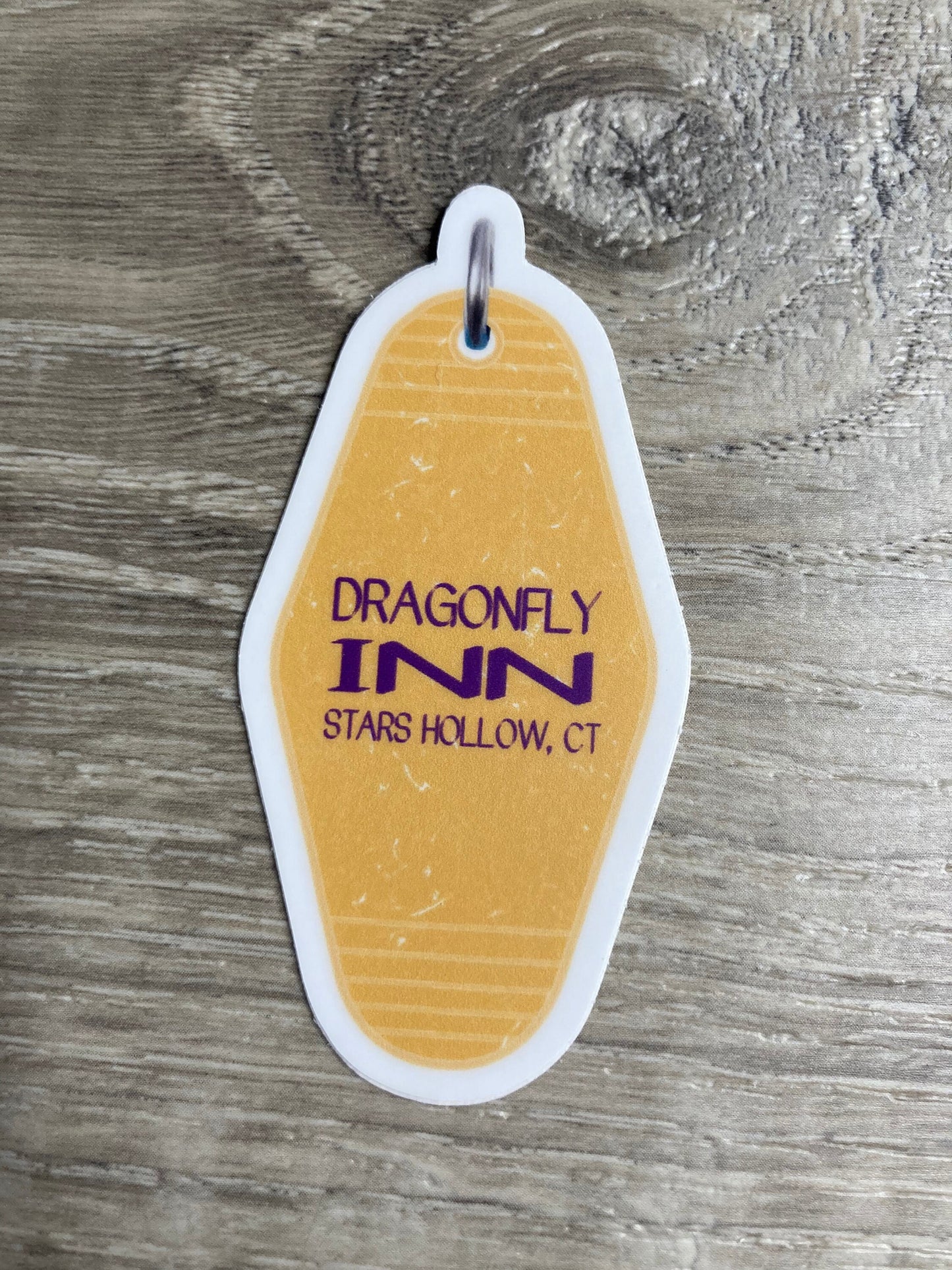 Gilmore Girls Inspired Dragonfly Inn Retro Key Fob Vinyl Sticker Live like Lorelei, Rory and Lorelei, Gifts for Her