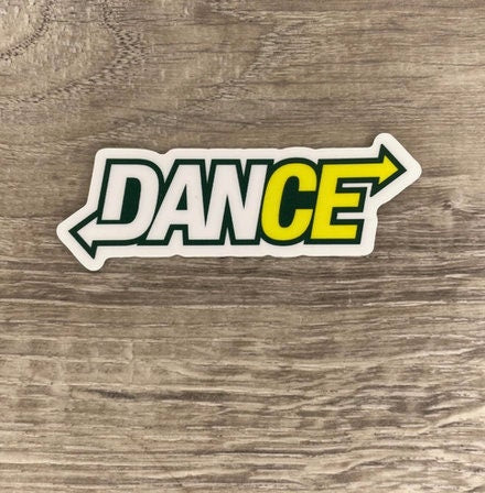Dance Vinyl Sticker, Vinyl Decal, Laptop Sticker, Dance Sticker, Gifts For Dancers, Ballet Gifts