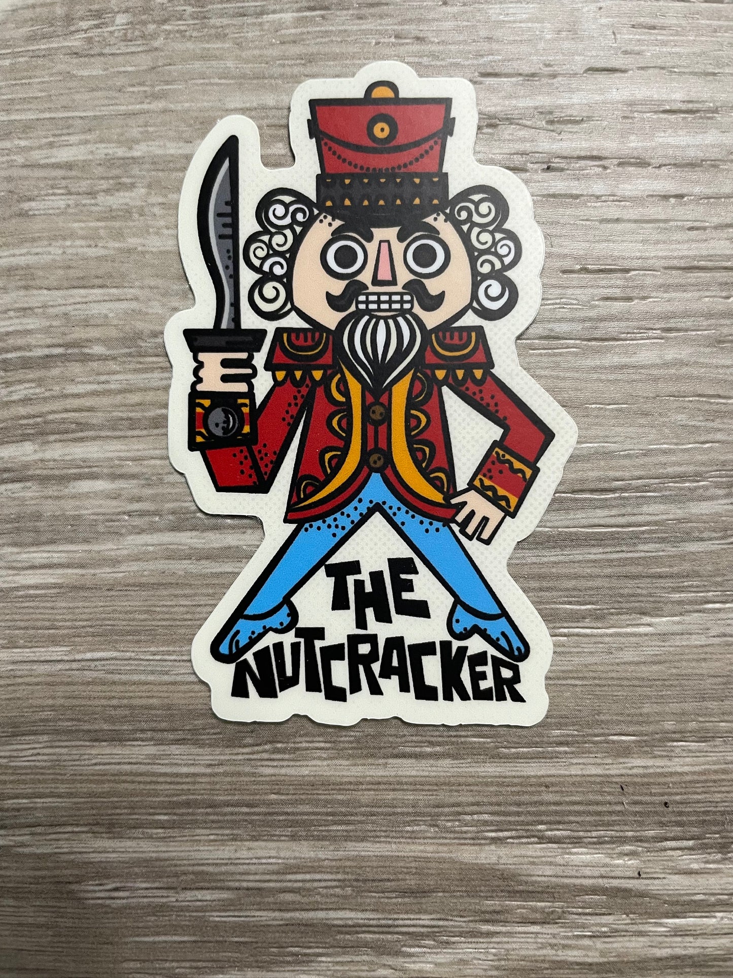 The Nutcracker Die-Cut Sticker,  Vinyl Decal, Laptop Sticker, Dance Sticker, Gifts For Dancers, Ballet Gifts